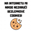 Tričko: Bezlepkové cookies - Barva: Bílá, Druh trika: Dámské, Velikost trika: XXXL