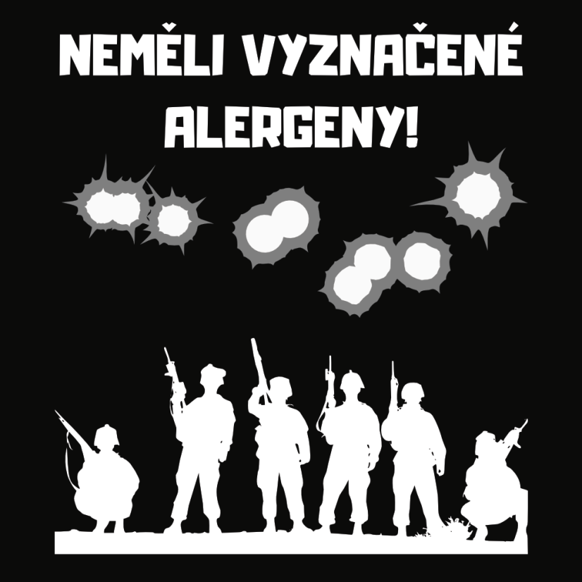 Tričko: Neměli vyznačené alergeny
