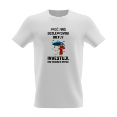 Tričko: Bezlepkový investor